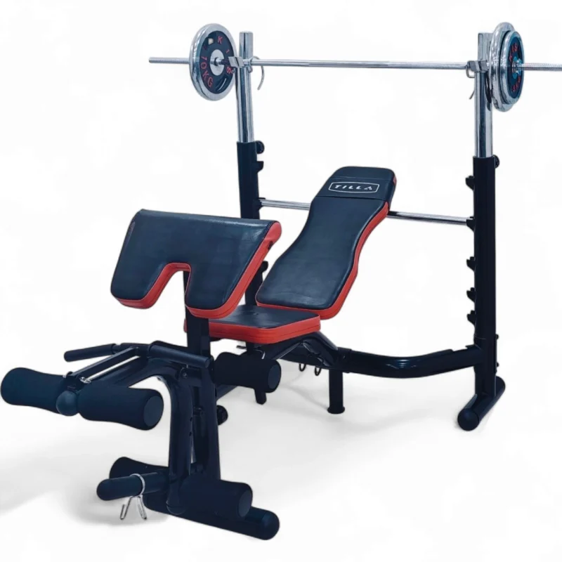 pack promo banc du musculation+barre et 30kg