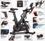 Vélo de Spinning PRO FITNESS Manitoba S – Image 2