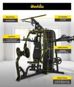 Station de Musculation Multi-Poste Complexe 3 Stations GF 115 – Image 6