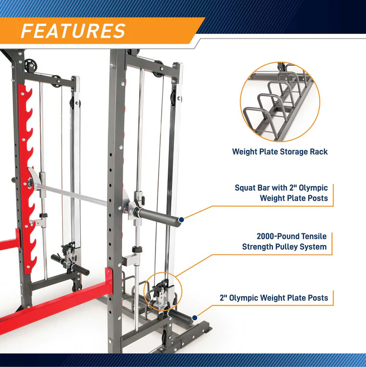 Cage d'entraînement Smith Machine | MG-1000 – Image 7